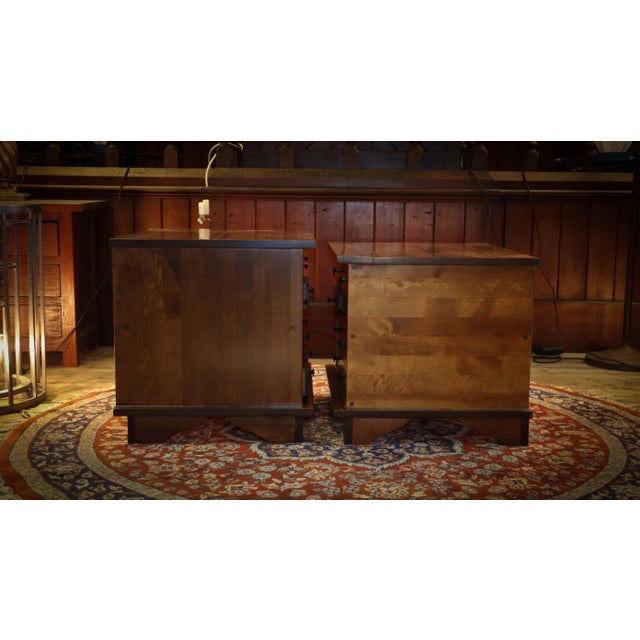 Dark Chestnut Garrat 6-Drawer Bedside Tables from Laura Ashley, 2010s, Set of 2 For Sale - Image 14 of 15