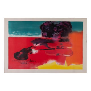 Paul Guiramand, The Concert, Lithograph For Sale