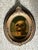 Gold Vintage Skull Oil Painting in Ornate Frame For Sale - Image 8 of 12