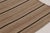 Traditional Vintage Palas Bidjar Square Kilim in Brown With Contrasting Stripes - Rug & Kilim For Sale - Image 3 of 10