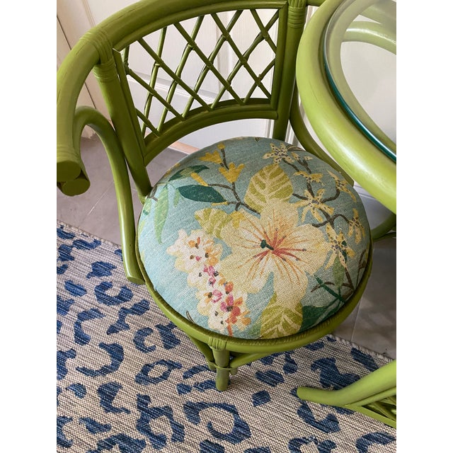 1970s Vintage Rattan Honeymoon Set Three Piece Set Chairish