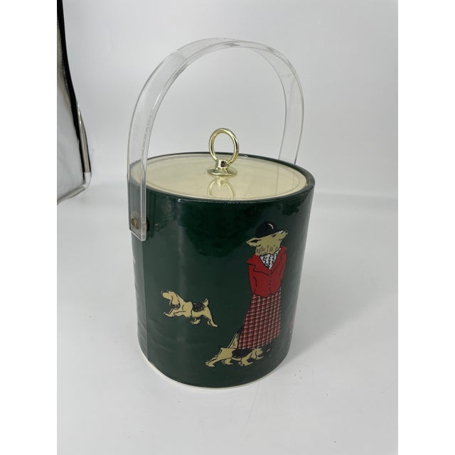 English Hunting Party Ice Bucket For Sale - Image 3 of 11