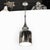 Modernist Hand-Blown Murano Mercury Glass Pendant Chandelier W/ Chrome Fittings For Sale - Image 13 of 16