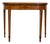 English 19th Century Neoclassical Demi-Lune Game Table with Inlaid Apron For Sale