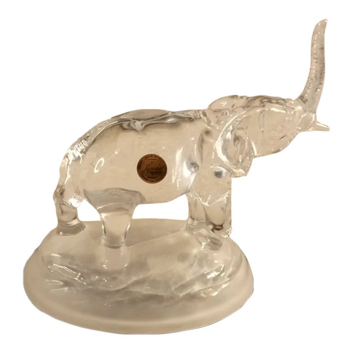 Vintage Cristal D'Arques France Crystal Horse Figurine Elegant Display