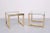 Very nice set of side tables. Square-shaped. Design by Renato Zevi 1970s Italy. Good condition. This piece is attributed...