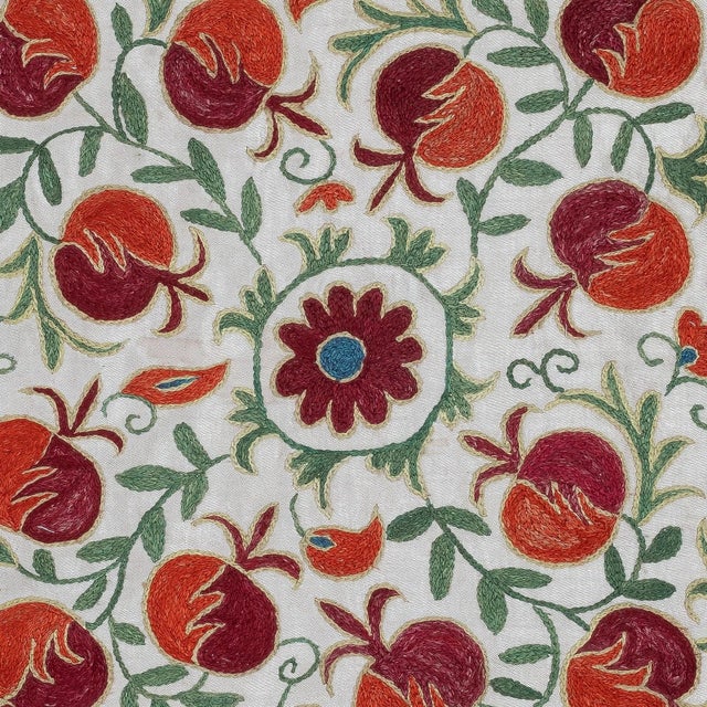 New Hand-Embroidered 100% Cotton Cushion Cover – Authentic Uzbek Textile Art Bring a touch of Central Asian heritage to...