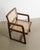 French Mid-Century Wooden Box Dining or Office Chair in Teak & Rattan by Pierre Jeanneret, 1950s For Sale - Image 4 of 8
