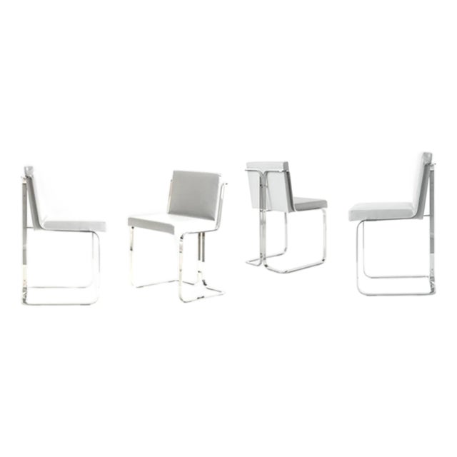 Murena Light Chair Set of 4 Side or Dining Lazzarini & Pickering for Marta Sala For Sale