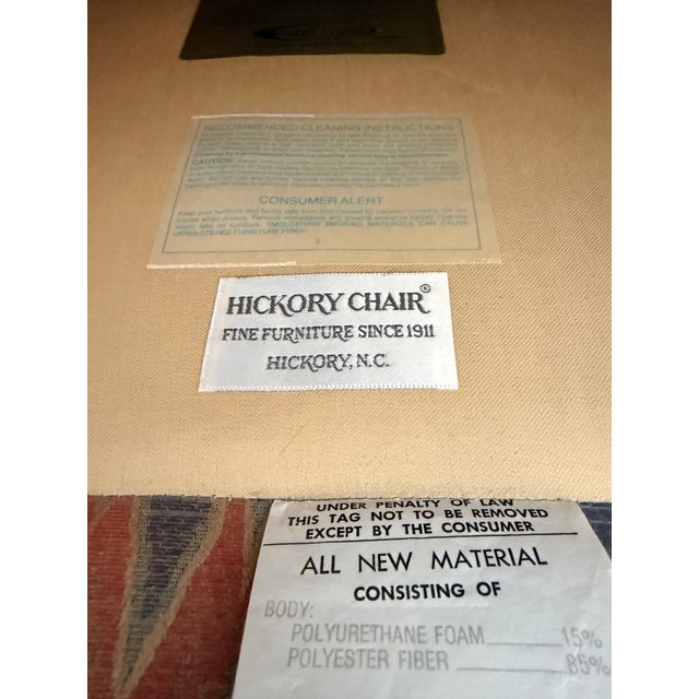 Traditional Vintage Hickory Chair Wingback For Sale - Image 3 of 8
