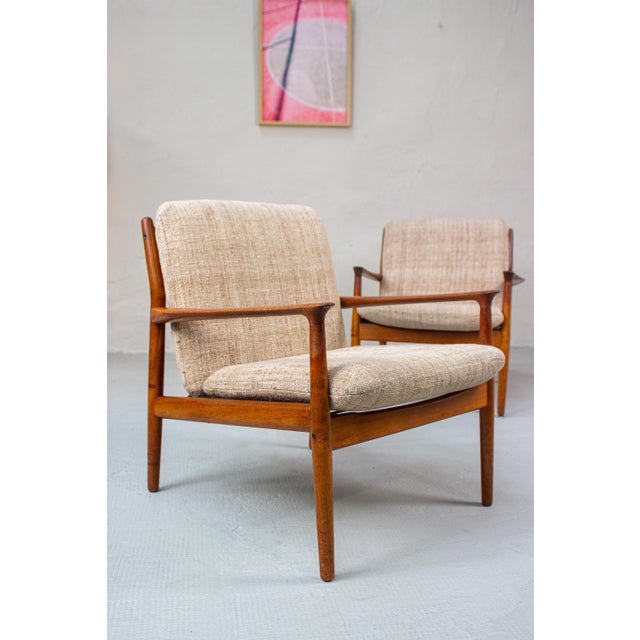 Vintage Danish Teak Easy Chair by Svend Aage Eriksen for Glostrup, 1960s For Sale - Image 13 of 18