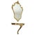 Gilt Rococo-Style Mirror with Console, France, 1950s, Set of 2 For Sale - Image 12 of 17