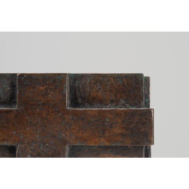 Holy Water Font in Bronze by Jan de Jong, Eindhoven, 1966 For Sale - Image 4 of 18