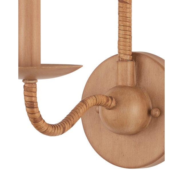 The Saxon Single-Light Tan Wall Sconce harkens back to the early days of design in American with its nostalgic references....