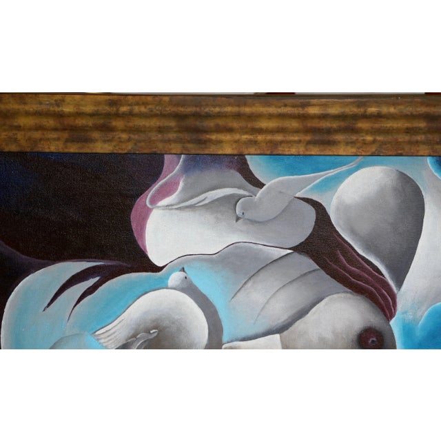 Paint Nice Painting of a Nude Signed For Sale - Image 7 of 12