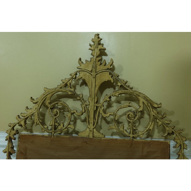 Vintage Gold Decorated Italian Design Decorator Mirror For Sale - Image 9 of 10