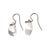 Modern Tiffany & Co. Elsa Peretti Platinum Rock Crystal Teardrop Pierced Dangle Earrings, A Pair For Sale - Image 3 of 8