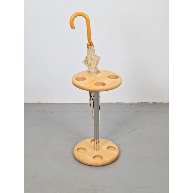 Vintage Pine Umbrella Stand from Brødrene Andersen Møbelsnedkeri, Denmark, 1970s For Sale - Image 6 of 9