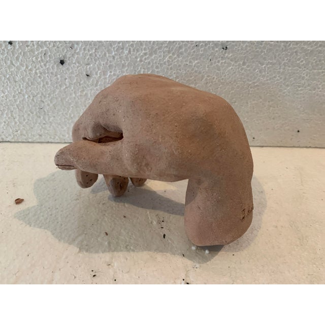Terracotta Hand Sculpture from J. Gallart For Sale - Image 4 of 9