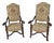 1980s Pair of Southwood French Decorative Club Arm Chairs For Sale