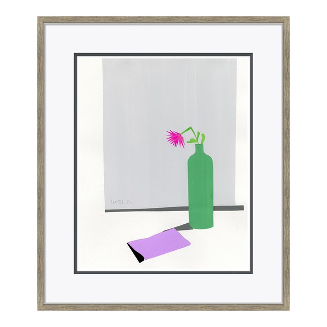 Green Bottle by Susan Hable For Sale
