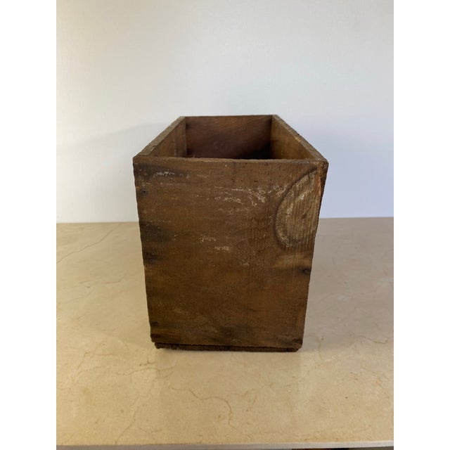 Rustic Vintage French Wine Shipper Crate — Château De Lescours, Saint-Émilion For Sale - Image 4 of 9