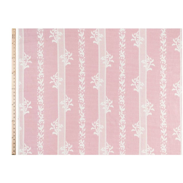 Contemporary Sister Parish Brio Fabric in Pink For Sale - Image 3 of 4