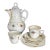 Antique Art Nouveau Factory Second KPM Porcelain Coffee Service for 2 - 7 pcs For Sale