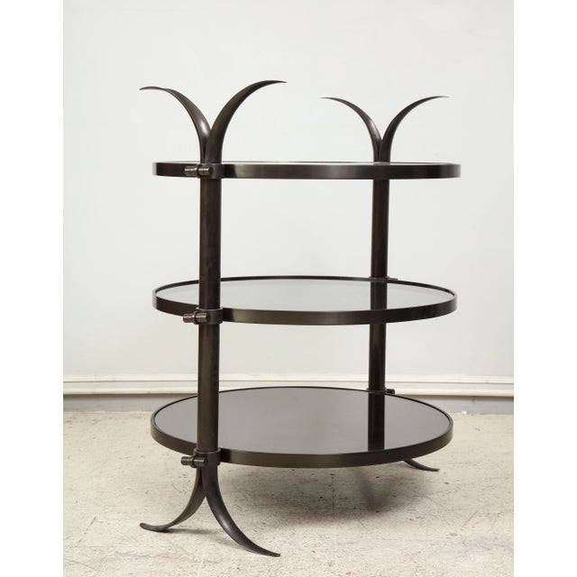 Bespoke Bronze Tulip Tables by Amir Khamneipur - a Pair For Sale - Image 4 of 9