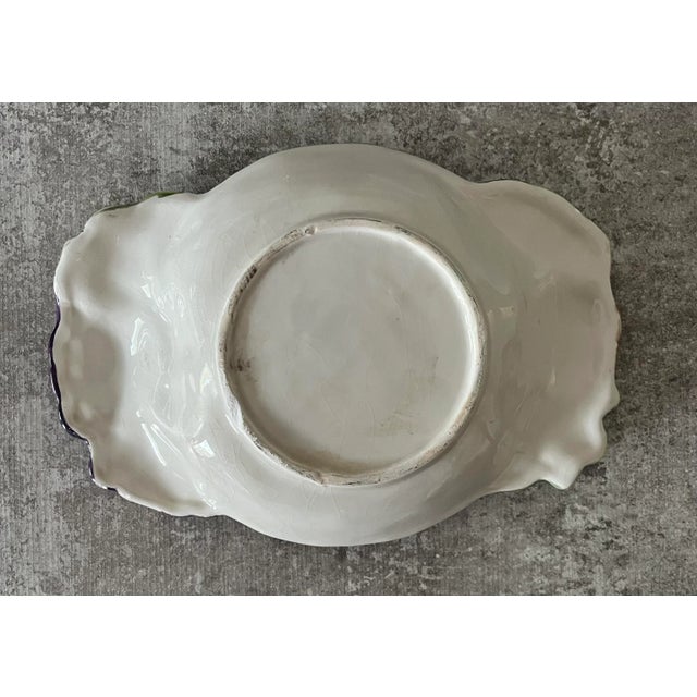 1980s Majolica Style Pottery Decorative Plate- Italy For Sale In Jacksonville, FL - Image 6 of 7