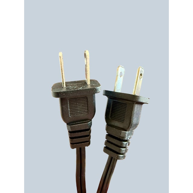 Late 19th Century Pair Cobalt Blue Coolidge Drape Oil Lamps-Converted Electric-Victorian Table For Sale - Image 10 of 10