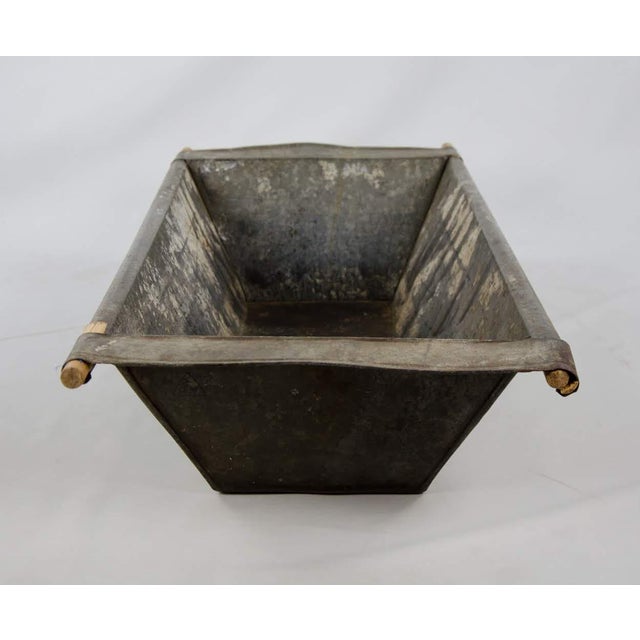 Vintage French Galvanized Metal Dough Bowl Chairish