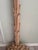 Vintage Carved Cerused Wood Italian Palm Tree Roche Bobois Style Floor Lamp For Sale - Image 4 of 12