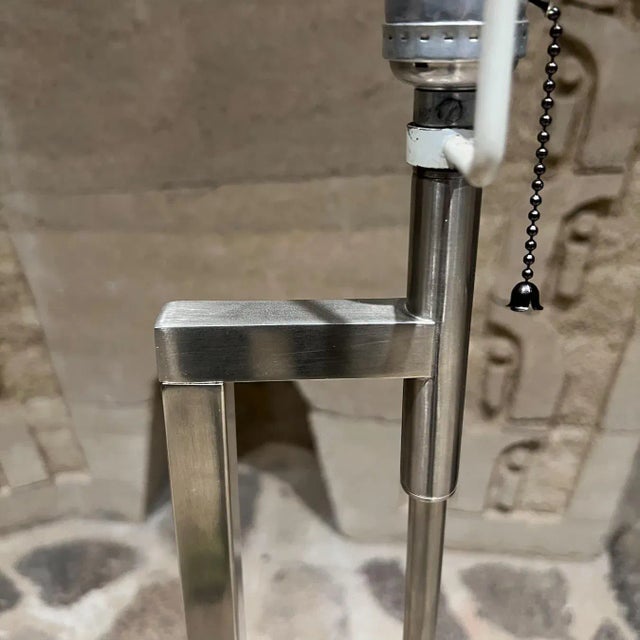 Silver 1970s Laurel Lamp Company Telescopic Floor Lamp Pair For Sale - Image 8 of 13