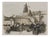 Mathurin Meheut, The Entrance to the Church, 1937, Engraving For Sale