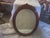 Victorian Oval Mahogany Victorian Mirror With Carved Crest For Sale - Image 3 of 3