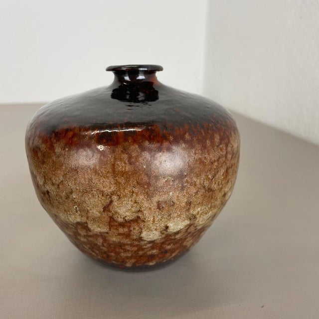 Studio Pottery Vase by Elmar & Elke Kubicek, Germany, 1970s, Set of 2 For Sale - Image 12 of 18