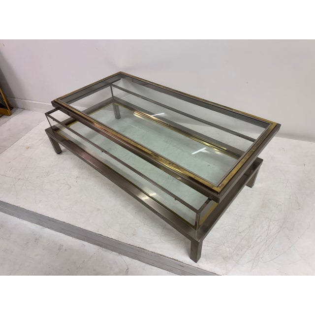 Sliding Top Vitrine Coffee Table, 1970s For Sale - Image 6 of 17