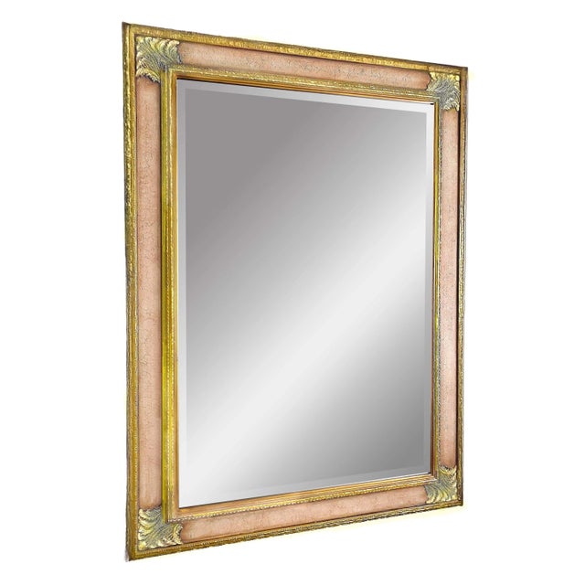 Mid-Century Modern Beveled Wall Mirror 1999 For Sale - Image 3 of 11