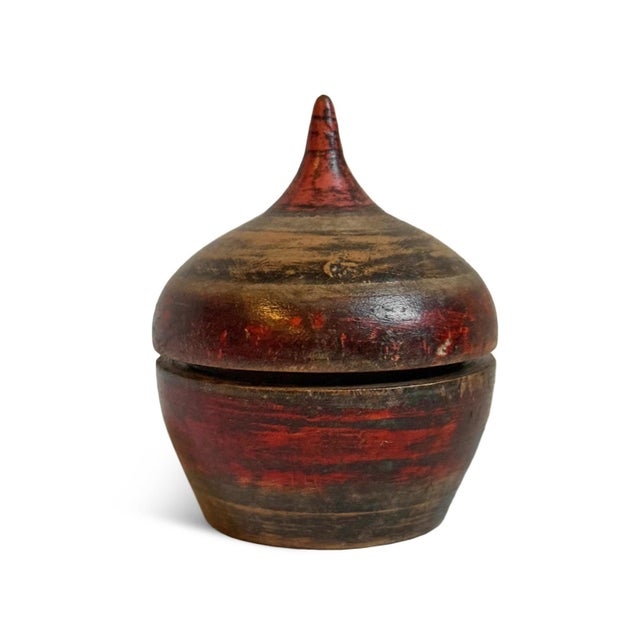 Vintage Wooden Tikka Box For Sale - Image 4 of 4