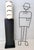 Beige Varnished Metal and Brass Umbrella Stand, 1950s For Sale - Image 4 of 15