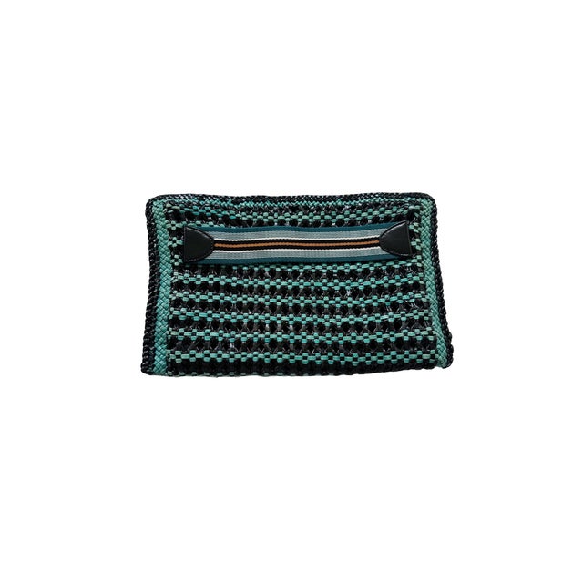 Vintage Prada Madras Clutch For Sale - Image 12 of 14