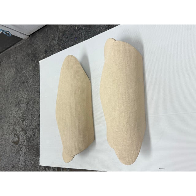 Contemporary Olivia Cognet Ivory Palm Sconces, Pair For Sale - Image 3 of 12
