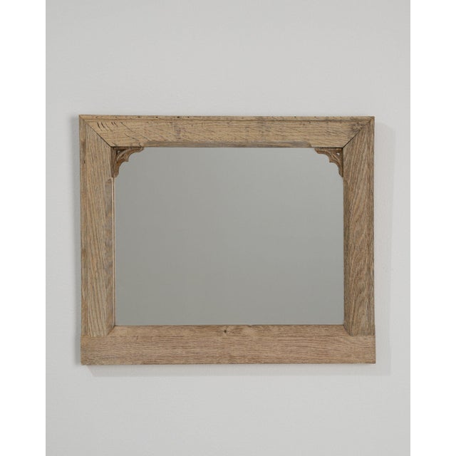 19th Century France Red Wood Mirror For Sale - Image 4 of 9