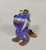 Japanese Vintage Blue With Gold Gilt Cloisonne Coy Fish Figurine For Sale - Image 3 of 7
