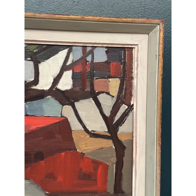 Raymond Wallentin, On the Outskirts of Kalmar, 1959, Oil on Canvas, Framed For Sale - Image 7 of 18