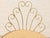 Vintage Brass Scrollwork Vanity Chair For Sale In Los Angeles - Image 6 of 9