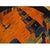 1920s Orange Scene Pictorial Antique Oval Chinese Art Deco Round Rug For Sale - Image 4 of 4