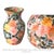 Boho Chic Floral Vase With Resin Finish and Reverse Decoupage Interior- Water Safe For Sale - Image 3 of 3