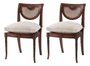 Regency Mahogany Side Chairs- Sets of 2